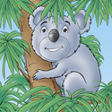 Cuddly Critters (tm) cute cartoon animal character: Kerwin Koala